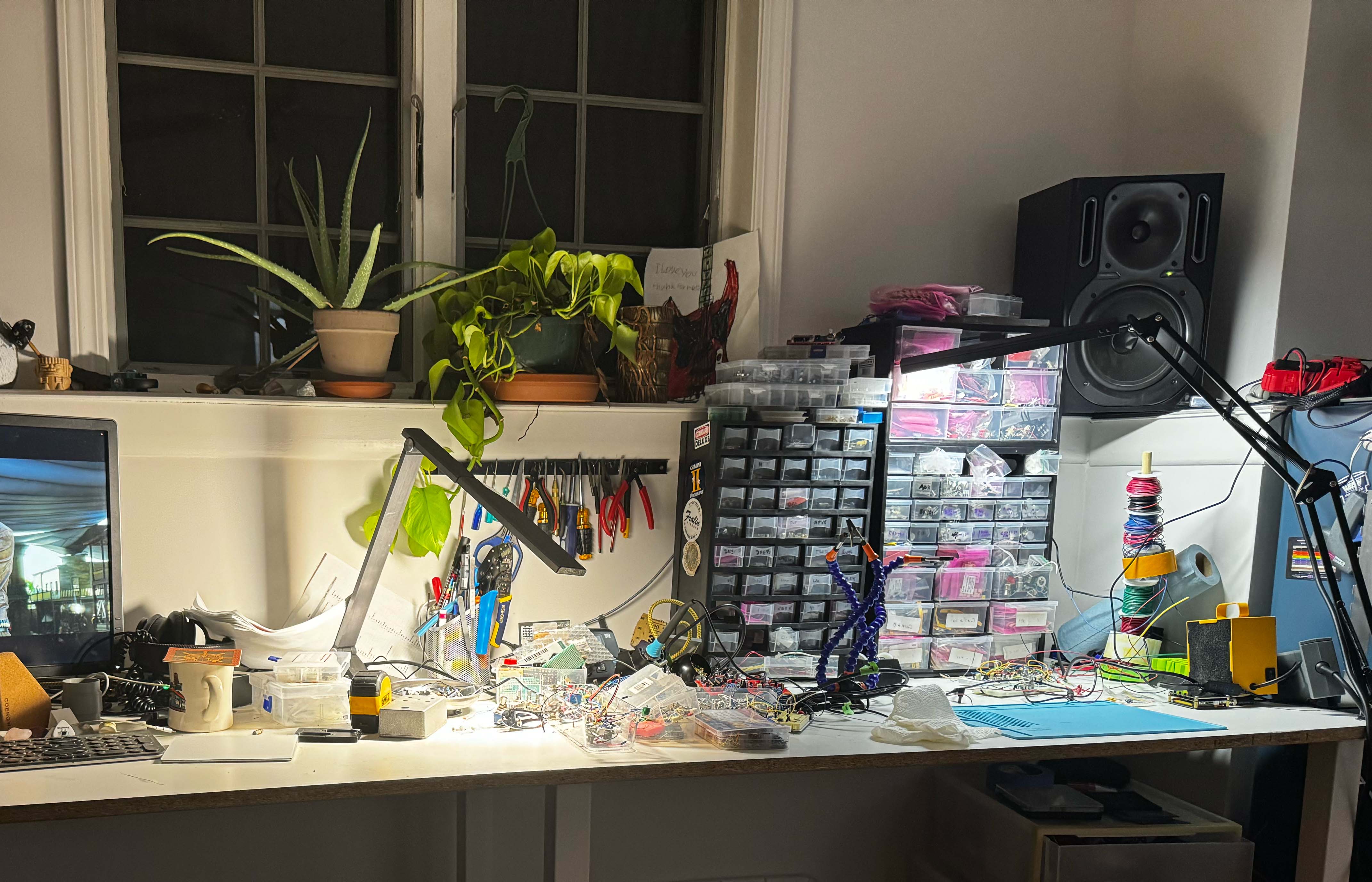 desk at work